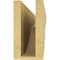 Ekena Millwork 4"W x 24"D x 8"H Thin Crestline Rough Cedar Woodgrain TimberThane Corbel, Primed Tan CORUR04X24X08CRERCPR - alternate 2